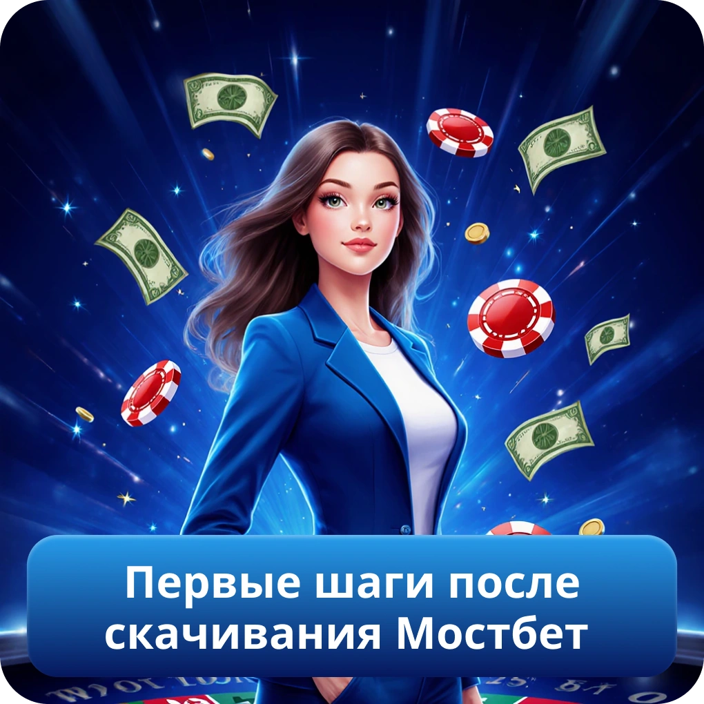 Первые шаги после скачивания Мостбет